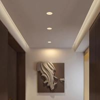 Plafonnier encastré LED COB, spots 4000K blanc chaud, lampes de plafond LED, éclairage LED encastré intérieur