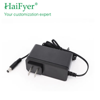 Adaptateur d'alimentation CC à découpage certifié CE FCC 5V-48V 3A en matériau PC, version enfichable