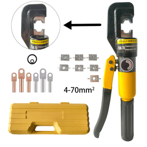 <span class=keywords><strong>Prensa</strong></span> Hidráulica Manual <span class=keywords><strong>para</strong></span> <span class=keywords><strong>Terminales</strong></span> de Cobre y Aluminio de 4-70 mm², Alicates Hidráulicos <span class=keywords><strong>para</strong></span> Cableado Automotriz con Interruptor de Retorno de Aceite Fácil - Product Image 1