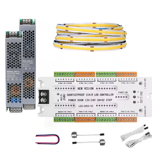 Sxzm thông minh PIR cảm biến chuyển động 16 kênh 24 kênh 32 kênh DC 12V/24V trong nhà <span class=keywords><strong>LED</strong></span> cầu thang điều khiển ánh sáng Kit - Product Image 1