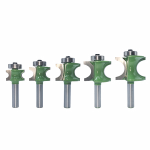 LAVIE 1 PC 8Mm Shank Bullnose Wet Nửa Vòng Bit <span class=keywords><strong>Endmill</strong></span> Bộ Định Tuyến Bit Gỗ 2 Flute Mang Công Cụ Chế Biến Gỗ Phay cutter MC02047 - Product Image 1