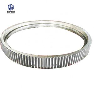 Engranaje de anillo de gran diámetro de acero de forja de fundición, engranaje de circunferencia de engranaje recto grande para hornos rotativos - Product Image 2