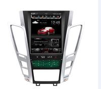 Autoradio Android Navihua Lecteur vidéo de voiture Écran tactile vertical 10,4 pouces Navigation GPS pour Tesla Style Cadillac CTS 2007-14