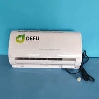 DEFU Nueva Unidad de Aire Acondicionado Eléctrica para Camiones 12V/24V con Termostato de Montaje Trasero para Autobuses/Camiones, Enfriador de Estacionamiento