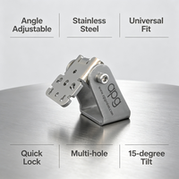Support de montage pivotant DM100-PIVOTM-01 pour DataMan In-Sight, en acier inoxydable, réglable
