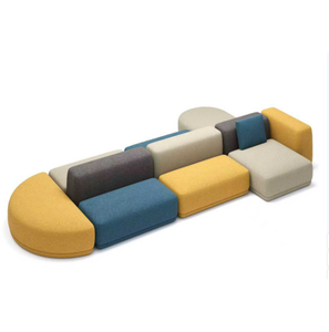Set di Divani Letto Modulari di Grado Commerciale Moderno, Tessuto Ecologico Resistente alle Macchie, per Casa, Ufficio e Sala <span class=keywords><strong>d</strong></span>'<span class=keywords><strong>Attesa</strong></span> - Product Image 1