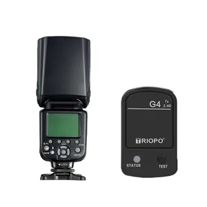 Triopo luz flash dslr para câmera TR-950ii + g4 tr950 ii, sapato universal speedlite manual