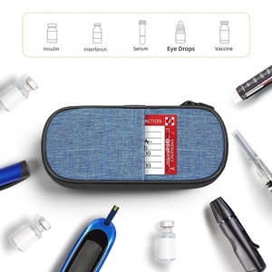 Estuche Refrigerador para Insulina, <span class=keywords><strong>Bolsa</strong></span> de Viaje para Diabéticos <span class=keywords><strong>con</strong></span> Paquete de Hielo Médico, Paquete de <span class=keywords><strong>Gel</strong></span> <span class=keywords><strong>Refrigerante</strong></span> Reutilizable, Organizador Portátil para Viajes <span class=keywords><strong>con</strong></span> Insulina - Product Image 3
