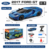 Ford GT50 Escala 1:24, 2.4ghz, Modelo Deportivo de Alta Velocidad, Vehículo RC de Carreras y Derrapes, Auto a Control Remoto, Juguetes para Niños