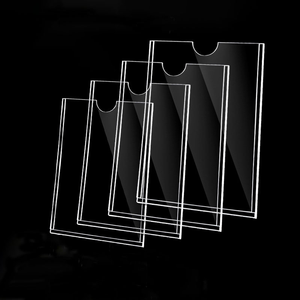 Прозрачный экологичный акриловый держатель для карт на заказ: для офисных визиток, ключей от отелей, медицинских карт, розничной торговли - Product Image 3