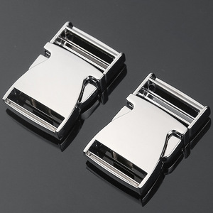 Hebilla Deslizante de 20 mm de Aleación de Zinc Plateada, Resistente, para Bolsos, Mochilas y Correas de Mascotas - Product Image 3