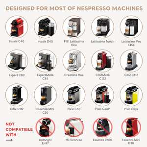 Lihong Top Quality kompatible Kaffee kapsel Edelstahl Wieder verwendbare Kaffeefilter Pod Cup Wieder verwendbare Kapsel