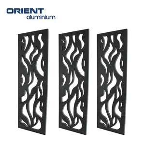 แผงกั้นตัดด้วยเลเซอร์ทำจากอลูมิเนียมใช้ในสวนตกแต่งบ้านด้วยลวดลายที่แตกต่างกัน - Product Image 1