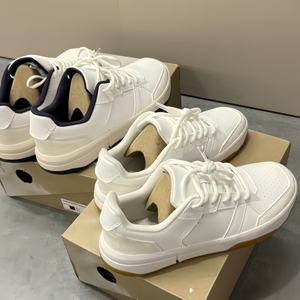 Chaussures de course en cuir de luxe, chaussures décontractées de créateur pour hommes et femmes, style sportif et de marche à semelle épaisse - Product Image 5