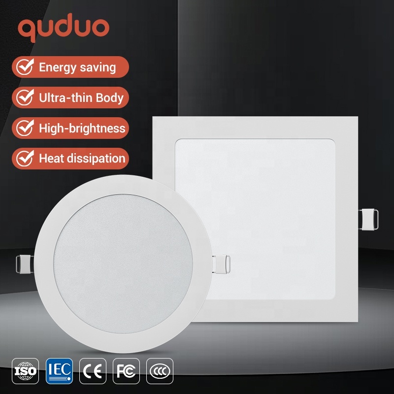 Easy Installation Home Square Round 3W 4W 6W 9W 12W 15W 18W Aluminum Ceiling Recessed LED Downlight