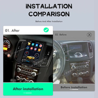 Autoradio Android 10.4 pouces pour Nissan MAXIMA 2009-2014 Unité principale de navigation GPS avec écran 2din