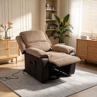 Fauteuil releveur électrique pour personnes âgées avec repose-pieds, fournisseur OEM ODM de fauteuils personnalisés pour seniors