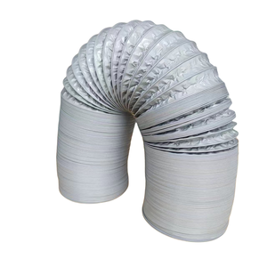 Pvc gris blanc DN255 feuille d'aluminium double couche composite <span class=keywords><strong>tuyau</strong></span> de ventilation de climatisation centrale - Product Image 6