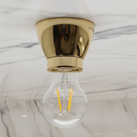 Base de lampe en céramique de style vintage avec un design classique pour les luminaires suspendus rétro