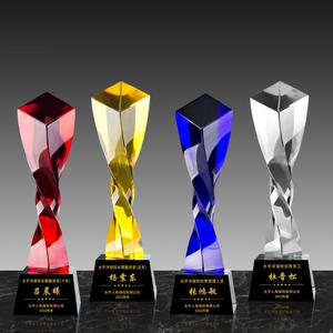 Honor Of <span class=keywords><strong>Crystal</strong></span> New Clear <span class=keywords><strong>Crystal</strong></span> Award Trofeo Recuerdos Regalos Trofeo de cristal personalizado - Product Image 6