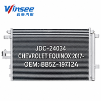 Radiateur de refroidissement d'air de charge à condenseur en aluminium haute performance YunChi avec réservoirs en plastique pour Chevrolet Explorer 2017-