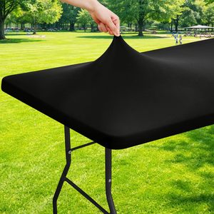 Copritavolo Elastico in Spandex all'Ingrosso, <span class=keywords><strong>Tovaglia</strong></span> Rettangolare <span class=keywords><strong>per</strong></span> Picnic all'Aperto, Matrimoni, Banchetti ed Eventi - Product Image 1