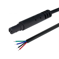 Auto kamera Video HD 4-polig Mini Din Stecker und Buchse Stecker 4-polig bis 4-adrig offen verzinnt Auto Rückansicht Verlängerung kabel