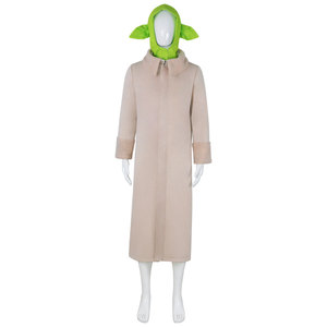 Costumes de cosplay <span class=keywords><strong>Yoda</strong></span> du film pour adultes et enfants, costume Grogu avec coiffe, costume d'Halloween Mandalorian pour tout-petits, <span class=keywords><strong>Yoda</strong></span> pour garçons et hommes - Product Image 2