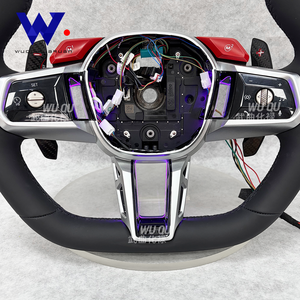 Volante Deportivo de Cuero Id8 Racing para <span class=keywords><strong>Toyota</strong></span> <span class=keywords><strong>Supra</strong></span> GR A90 A91 MKV MK5 MK4 2019-2025 - Product Image 6
