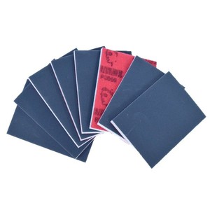 Papel de lija con base de velour de 100x70 mm, óxido de aluminio, para pulir automóviles, ferretería y muebles. - Product Image 2