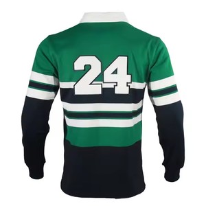 Tamaño adulto algodón Rugby para Polo camiseta manga larga y corta transpirable característica - Product Image 2