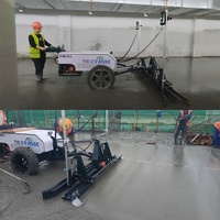 VANSE WS25-2 2.8KW Moteur à essence 2.5M Largeur Machine de nivellement laser pour béton Machine de nivellement laser pour béton