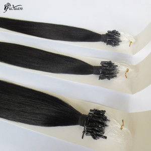 Remy pelo recto Natural 100% humano doble dibujado virgen Micro anillos - Product Image 3