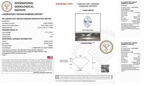 Gia IGI chứng nhận cvd hpht Lab Grown tạo ra Kim Cương 14k 18K vàng rắn vàng trắng Nhẫn đính hôn trang sức cho phụ nữ - Product Image 6
