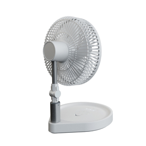 HEBRON Portable Rechargeable Folding Pedestal <b>Fan</b> <b>With</b> <b>Remote</b> <b>Control</b> Stand Coolant for Outdoor Car Use Battery Powered Led Usb - Product Image 1