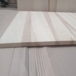 Planches de bois de peuplier brut, résistantes à l'humidité, de couleur blanc pâle, coupées sur mesure pour meubles et armoires - Product Image 5
