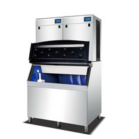 Machine à glaçons commerciale 1 tonne par jour Machine à glaçons en cubes Vente de glace pour bars et magasins de boissons