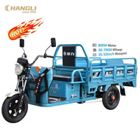 Chang Li Tricycle électrique 1 tonne Camion à benne basculante à 3 roues avec transport de marchandises sécurisé Moto sûre et durable
