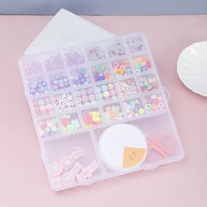 DIY Children Hand-Making Polymer Clay Beads with Pendant Charms Kit Crystal Strings - Product Image 6