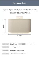 Comptoir de caisse minimaliste de petite taille de 100 cm, de haute qualité, moderne, rose, pour le commerce de détail