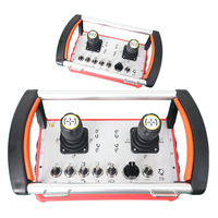 Terminal de contrôle sans fil pour variateur de fréquence haut de gamme avec deux joysticks 3 axes et interrupteurs à bascule momentanés et à enclenchement