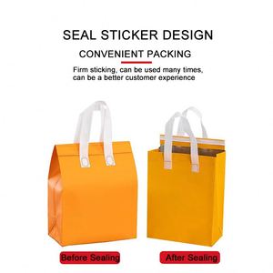 Bolsa Térmica Desechable de Aluminio No Tejido para Llevar Comida, Bebidas, Café, Entrega a Domicilio, Ecológica, con Logotipo - Product Image 3