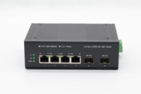 Commutateur Ethernet industriel 4 ports 100/1000M/2.5G BASE-TX + 2 ports 10G SFP+ BASE-FX IEEE802.3 AF/AT 30W PoE 2.5G 4 ports Commutateur réseau
