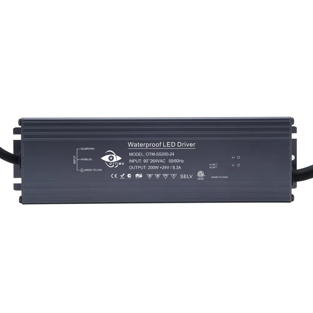 Điện áp không đổi chuyển đổi trình điều khiển 220V AC-DC biến áp SMPS LED cung cấp điện 5V DC 300 Wát 60A Đen LED chiếu sáng duy nhất IP67 12V