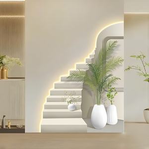 Mural de Porcelana de Cristal con Diseño de Diamantes y Lámpara para Vestíbulo, Sala de Estar o Porche, Decoración del Hogar - Product Image 4