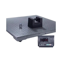 Báscula de Plataforma de Alta Resistencia de 1x1m a 1.5x1.5m con Pantalla LED y Soporte OEM