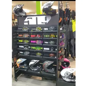 Buy Freestanding motorcycle helmet display rack with Custom Designs ...
