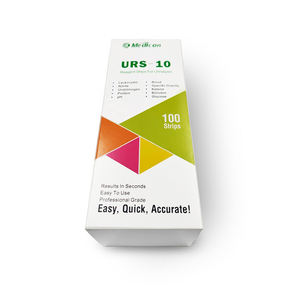 แถบ100แผ่นทดสอบปัสสาวะ10พารามิเตอร์แท่งทดสอบปัสสาวะกระดาษวิเคราะห์ปัสสาวะ10พารามิเตอร์แถบรีเอเจนต์ - Product Image 6