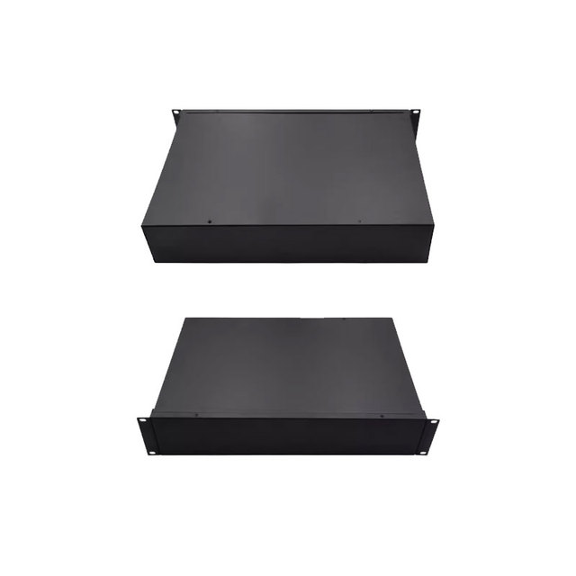 Factory High Quality Custom Sheet Metal Box Case Industrial Electronic Network 19 Inch 1U Rack Mount Server Chassis Enclosure