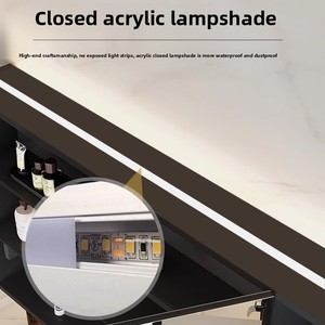 Commutatore tattile a <span class=keywords><strong>specchio</strong></span> a doppio sportello per casa appartamento Hotel Villa-Cina - Product Image 4